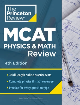Princeton Review MCAT Physics and Math Review, 4th Edition: Complete Content Prep + Practice Tests - Paperback | Diverse Reads