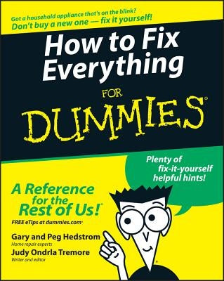 How to Fix Everything For Dummies - Paperback | Diverse Reads