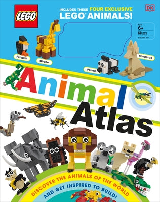 LEGO Animal Atlas: Discover the Animals of the World and Get Inspired to Build! - Hardcover | Diverse Reads