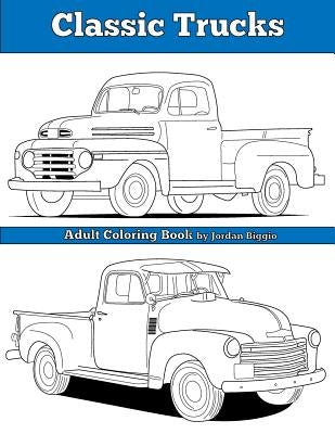 Classic Trucks: Adult Coloring Book - Paperback | Diverse Reads