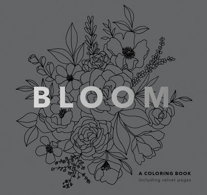 Bloom (Mini): Pocket-Sized Stocking Stuffer 5-Minute Floral Coloring Book for Kids, Teens and Adults - Paperback | Diverse Reads