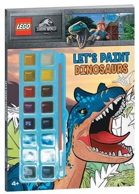 Lego Jurassic World: Let's Paint Dinosaurs - Paperback | Diverse Reads