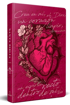 Biblia Reina Valera 1960 letra grande, tapa dura, tamaño manual corazón (rosada) / Spanish Bible RVR 1960. Handy Size, Large Print, Hardcover, Pink - Hardcover | Diverse Reads