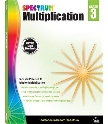 Multiplication Workbook, Grade 3 - Paperback | Diverse Reads