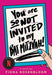 You Are So Not Invited to My Bat Mitzvah! - Paperback | Diverse Reads