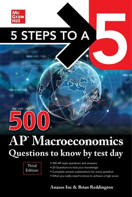 5 Steps to a 5: 500 AP Macroeconomics Questions to Know by Test Day, Third Edition - Paperback | Diverse Reads