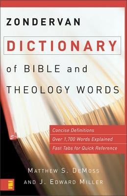 Zondervan Dictionary of Bible and Theology Words - Paperback | Diverse Reads