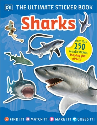 The Ultimate Sticker Book Sharks - Paperback | Diverse Reads