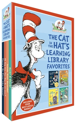 The Cat in the Hat's Learning Library Favorites: There's No Place Like Space!; Oh Say Can You Say Di-no-saur?; Inside Your Outside!; Hark! A Shark! - Hardcover | Diverse Reads
