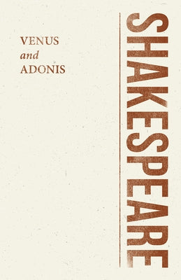 Venus and Adonis - Paperback | Diverse Reads