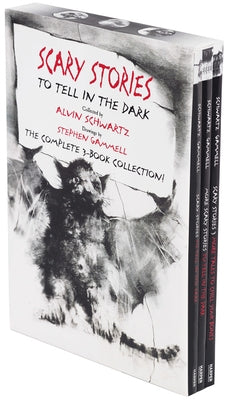 Scary Stories Paperback Box Set: The Complete 3-Book Collection with Classic Art by Stephen Gammell - Paperback | Diverse Reads