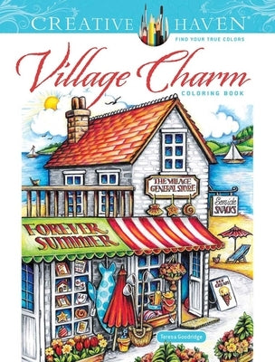 Creative Haven Village Charm Coloring Book - Paperback | Diverse Reads