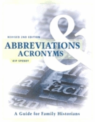 Abbreviations & Acronyms: Revised 2nd Edition - Paperback | Diverse Reads