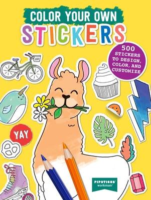 Color Your Own Stickers: 500 Stickers to Design, Color, and Customize - Paperback | Diverse Reads