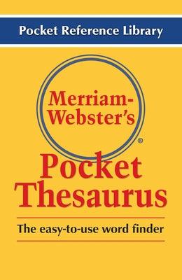 Merriam-Webster's Pocket Thesaurus - Paperback | Diverse Reads