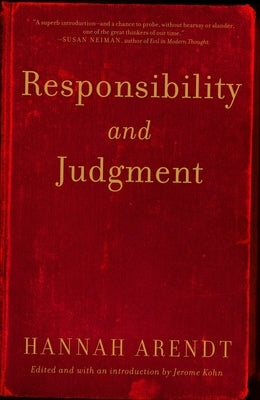 Responsibility and Judgment - Paperback | Diverse Reads