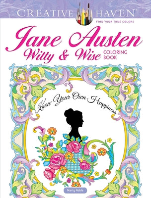 Creative Haven Jane Austen Witty & Wise Coloring Book - Paperback | Diverse Reads