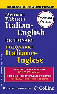 Merriam-Webster's Italian-English Dictionary - Paperback | Diverse Reads