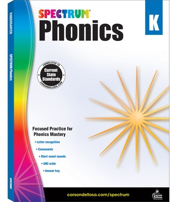 Spectrum Phonics, Grade K - Paperback | Diverse Reads
