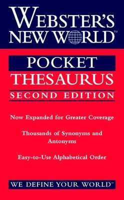 Webster's New World Pocket Thesaurus, Second Edition - Paperback | Diverse Reads