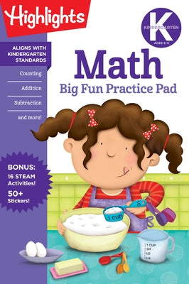Kindergarten Math Big Fun Practice Pad - Paperback | Diverse Reads