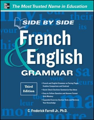 Side-By-Side French and English Grammar, 3rd Edition - Paperback | Diverse Reads