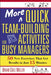 More Quick Team-Building Activities for Busy Managers: 50 New Exercises That Get Results in Just 15 Minutes - Paperback | Diverse Reads