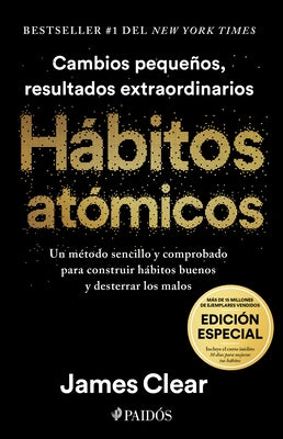 Hábitos atómicos. Edición especial TD - Hardcover(Spanish-language Edition) | Diverse Reads