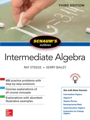 Schaum's Outline of Intermediate Algebra, Third Edition - Paperback | Diverse Reads