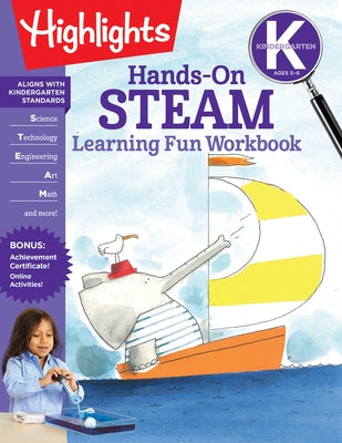 Kindergarten Hands-On STEAM Learning Fun Workbook - Paperback | Diverse Reads