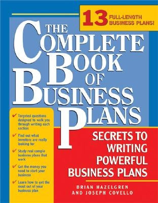 The Complete Book of Business Plans: Simple Steps to Writing Powerful Business Plans - Paperback | Diverse Reads