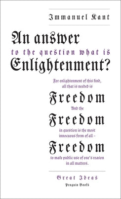 An Answer to the Question: 'What is Enlightenment?' - Paperback | Diverse Reads