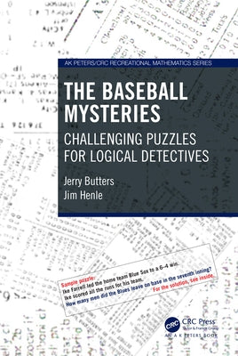 The Baseball Mysteries: Challenging Puzzles for Logical Detectives - Paperback | Diverse Reads