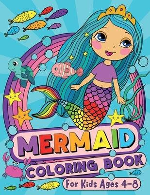 Mermaid Coloring Book for Kids Ages 4-8 - Paperback | Diverse Reads