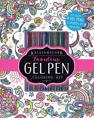 Kaleidoscope: Fabulous Gel Pen Coloring Kit [With Pens/Pencils] - Paperback | Diverse Reads