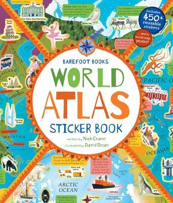 Barefoot Books World Atlas Sticker Book - Paperback | Diverse Reads