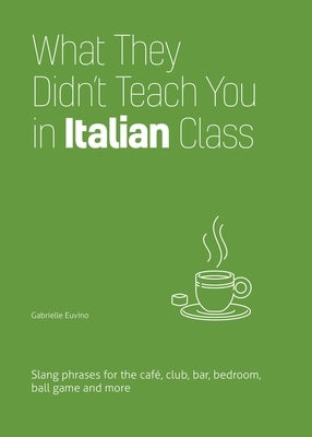 What They Didn't Teach You in Italian Class: Slang Phrases for the Cafe, Club, Bar, Bedroom, Ball Game and More - Paperback | Diverse Reads