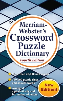 Merriam-Webster's Crossword Puzzle Dictionary - Paperback | Diverse Reads