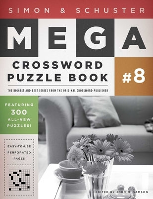 Simon & Schuster Mega Crossword Puzzle Book #8 - Paperback | Diverse Reads