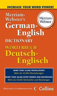 Merriam-Webster's German-English Dictionary - Paperback | Diverse Reads
