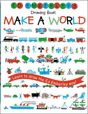 Ed Emberley's Drawing Book: Make A World (Turtleback School & Library Binding Edition) - Hardcover | Diverse Reads