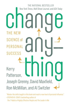 Change Anything: The New Science of Personal Success - Paperback | Diverse Reads