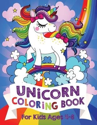 Unicorn Coloring Book For Kids Ages 4-8 (US Edition) - Paperback | Diverse Reads