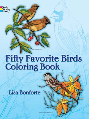 Fifty Favorite Birds Coloring Book - Paperback | Diverse Reads