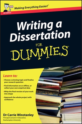 Writing a Dissertation For Dummies - Paperback | Diverse Reads