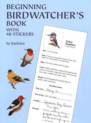 Beginning Birdwatcher's Book: With 48 Stickers - Paperback | Diverse Reads