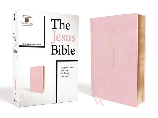The Jesus Bible, NIV Edition, Imitation Leather, Pink - Hardcover | Diverse Reads