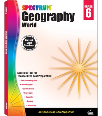 Spectrum Geography, Grade 6: The World - Paperback | Diverse Reads