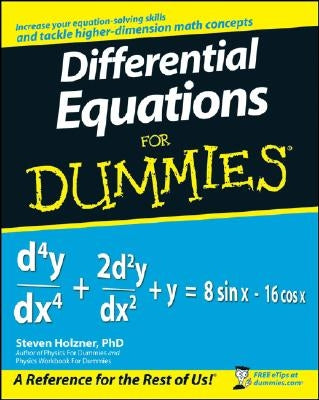 Differential Equations For Dummies - Paperback | Diverse Reads