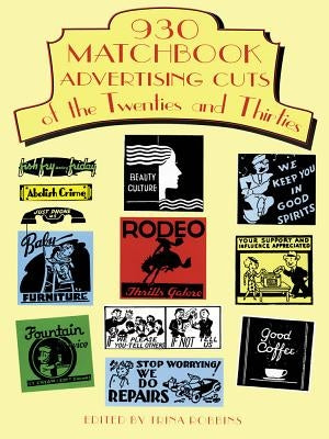 930 Matchbook Advertising Cuts of the Twenties and Thirties - Paperback | Diverse Reads